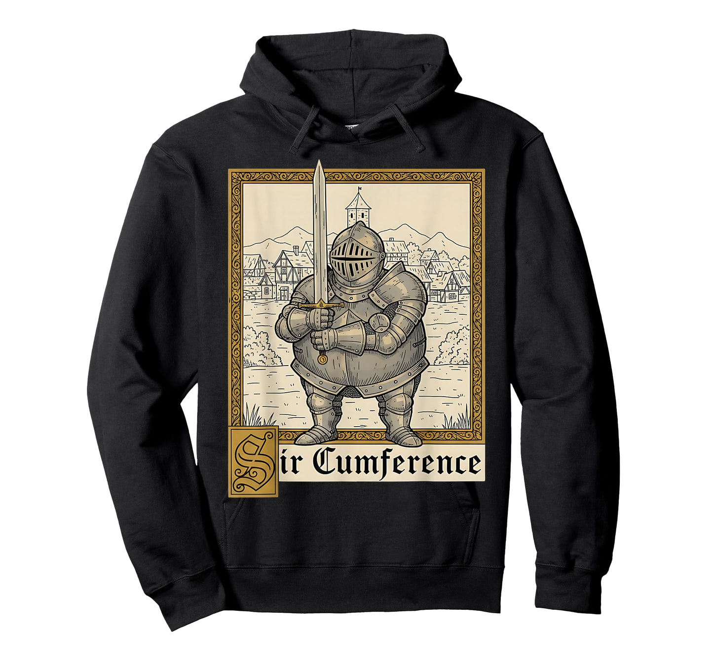 Sir Cumference Medieval Knight Ren Faire Meme Funny Graphic T-Shirt