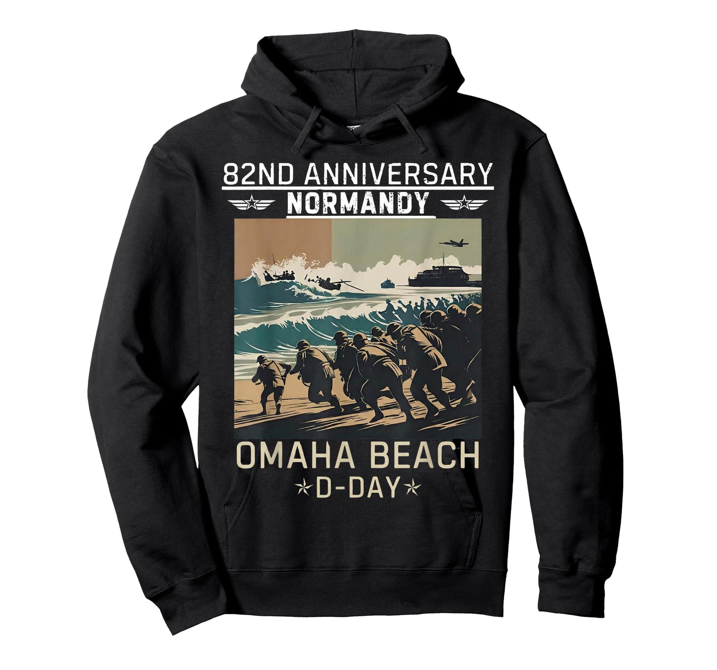 82nd Anniversary 2026 Normandy Omaha Beach D-Day T-Shirt