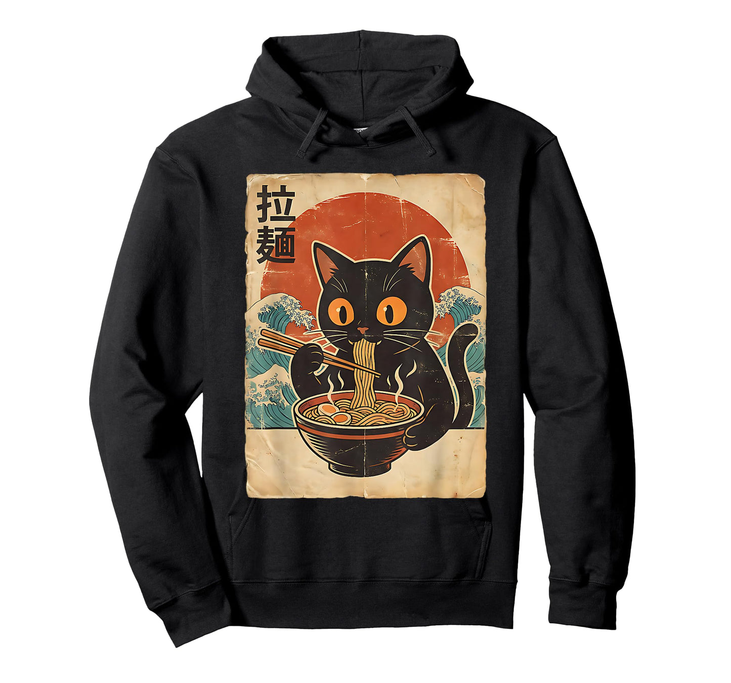 Cute Ramen Cat Kawaii Japanese Anime Cat Lover T-Shirt