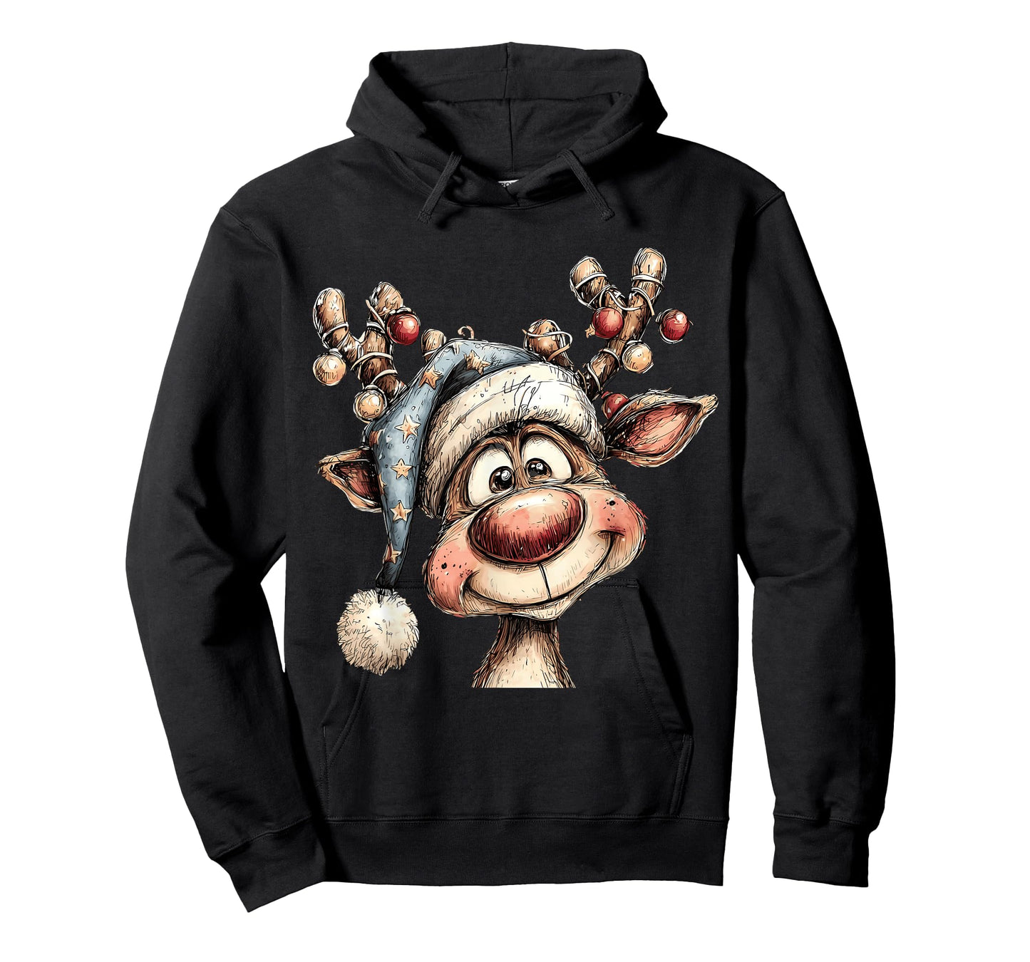 Merry Christmas Reindeer Men Women Family Matching Reindeer T-Shirt