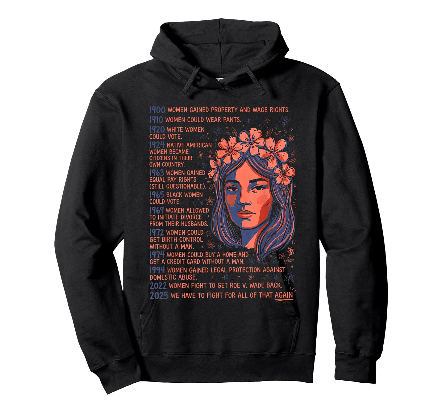 Timeline Feminist Protest Activism T-Shirt