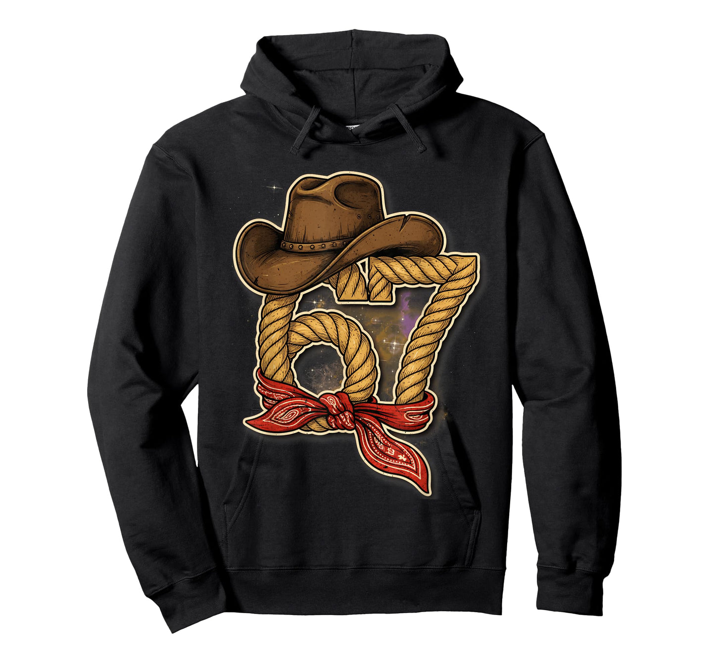 67 Meme Funny Cowboy Six Seven Gen Alpha Slang T-Shirt
