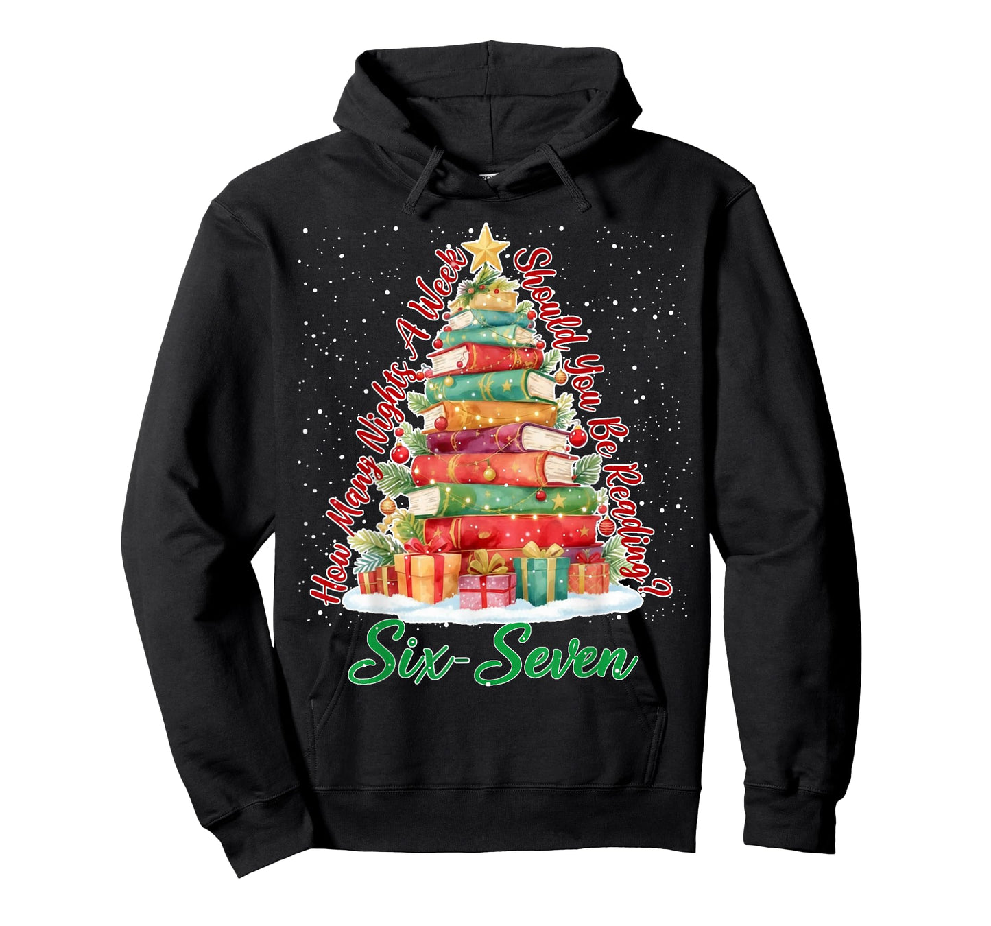 Christmas Reading 67 Six Seven Meme Teacher Book Lover T-Shirt