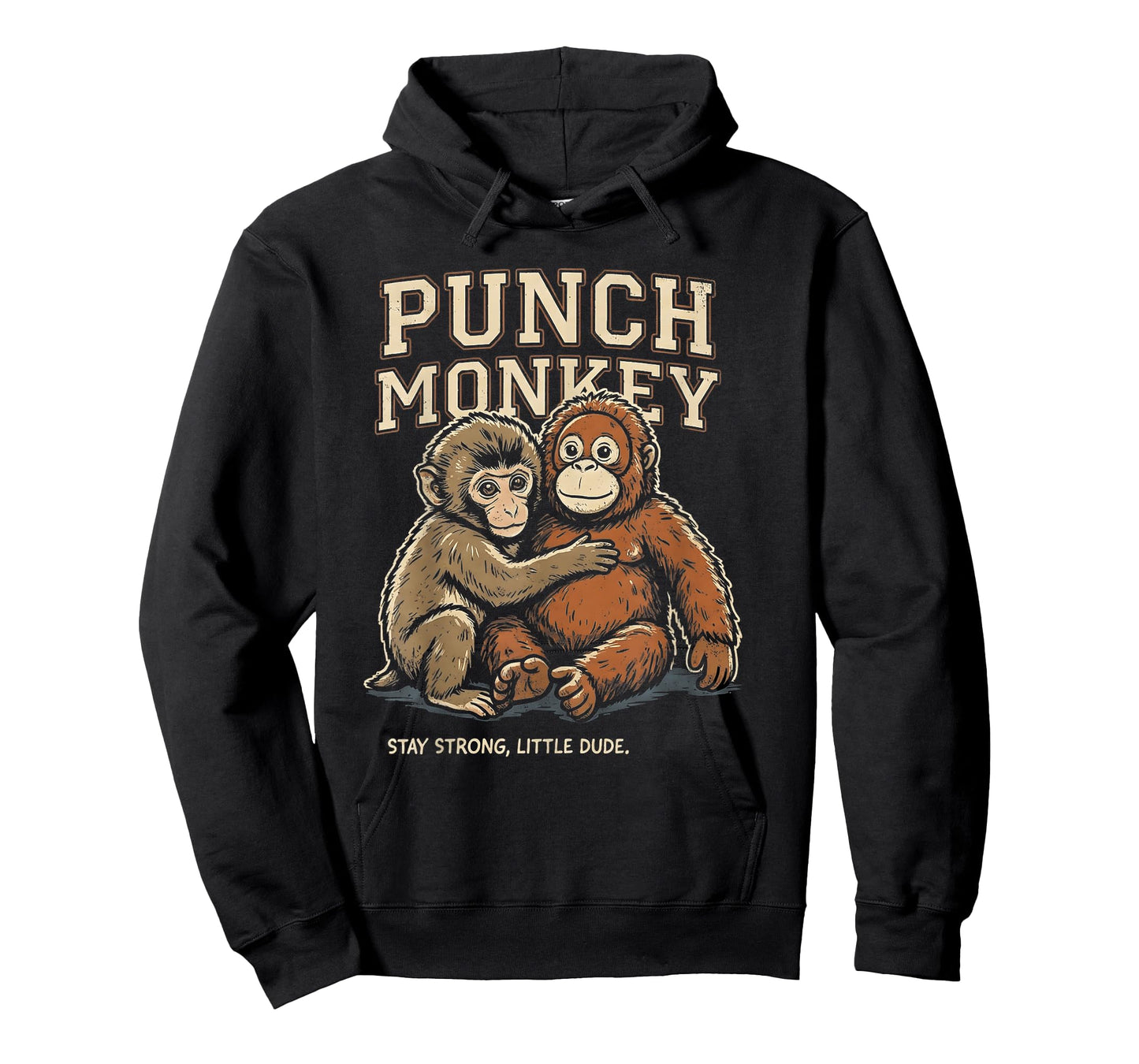 Punch Monkey Stay Strong Little Dude T-Shirt