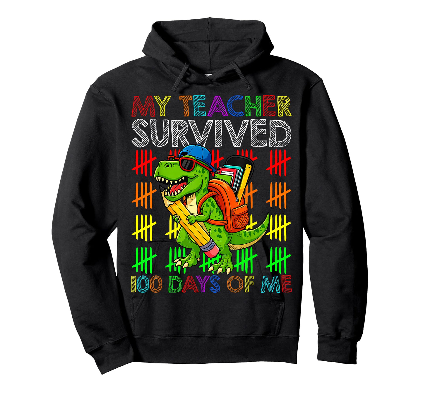 My Teacher Survived 100 Days of Me Funny 100 Days of School T-Shirt