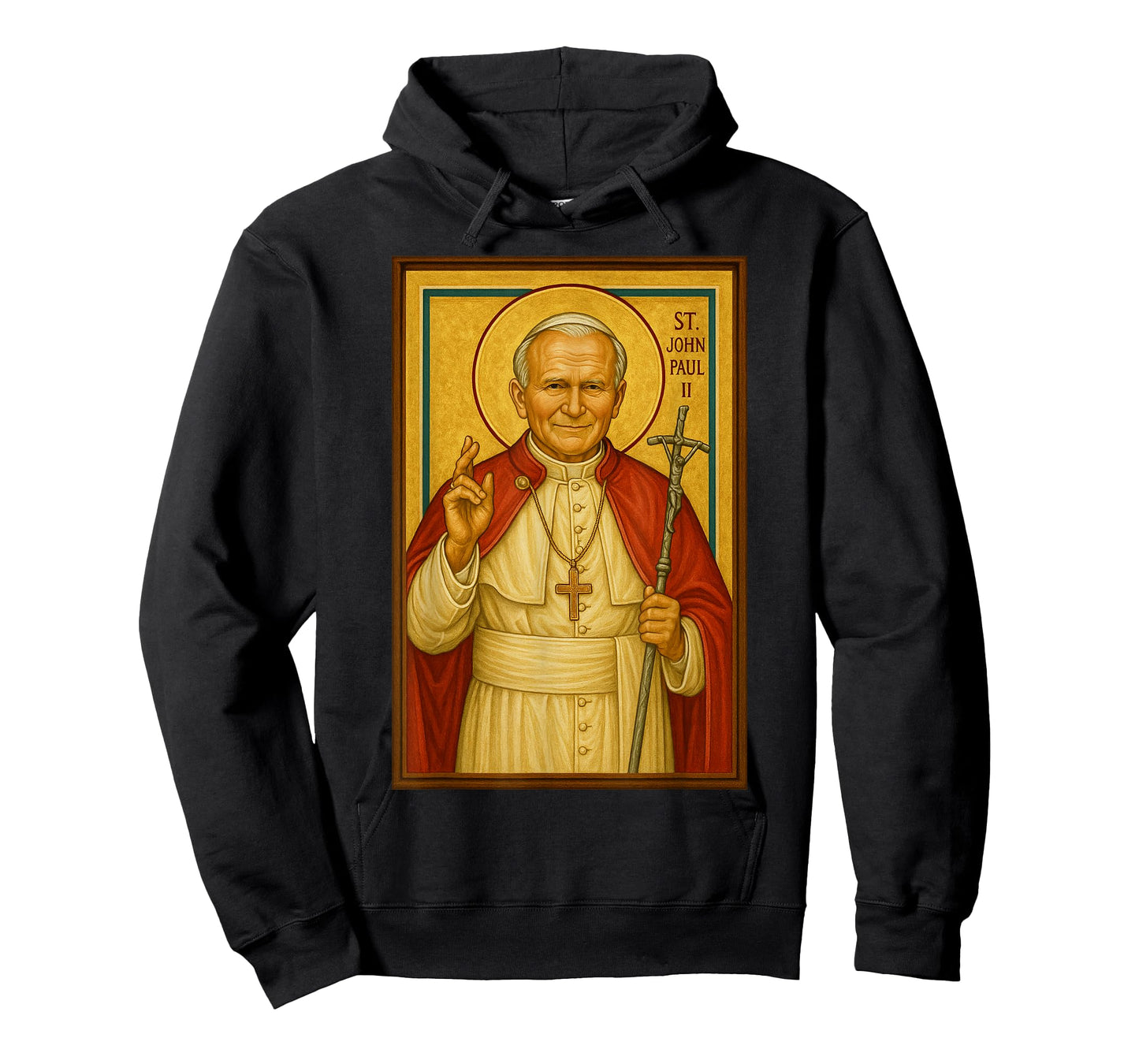 Catholic Christian Pope John Paul II Icon T-Shirt