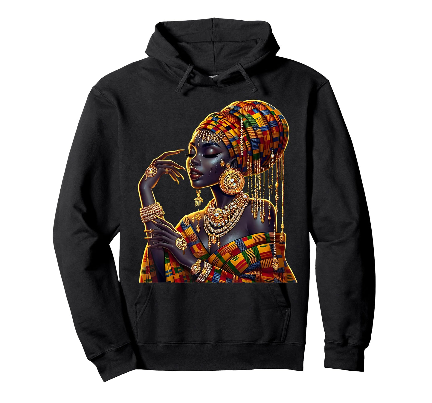 Love Black Woman African Melanin Queen Black History Month T-Shirt