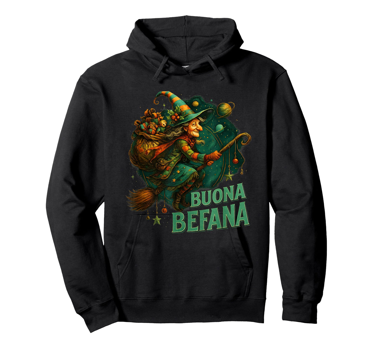 Buona Befana Witch Kids Boys Girls Italian Christmas T-Shirt