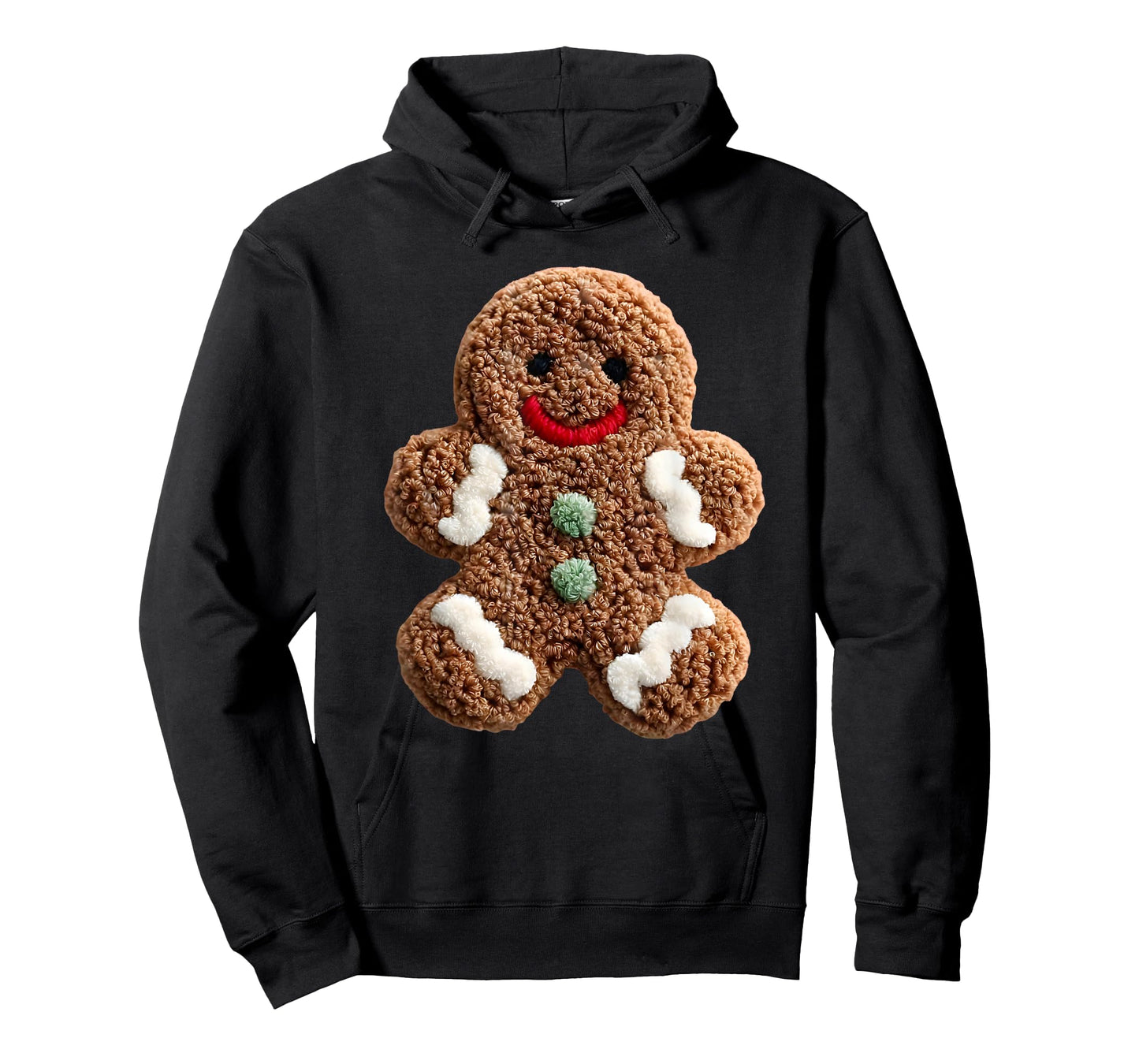 Funny Gingerbread Man Crochet Christmas Xmas Pajamas Holiday T-Shirt