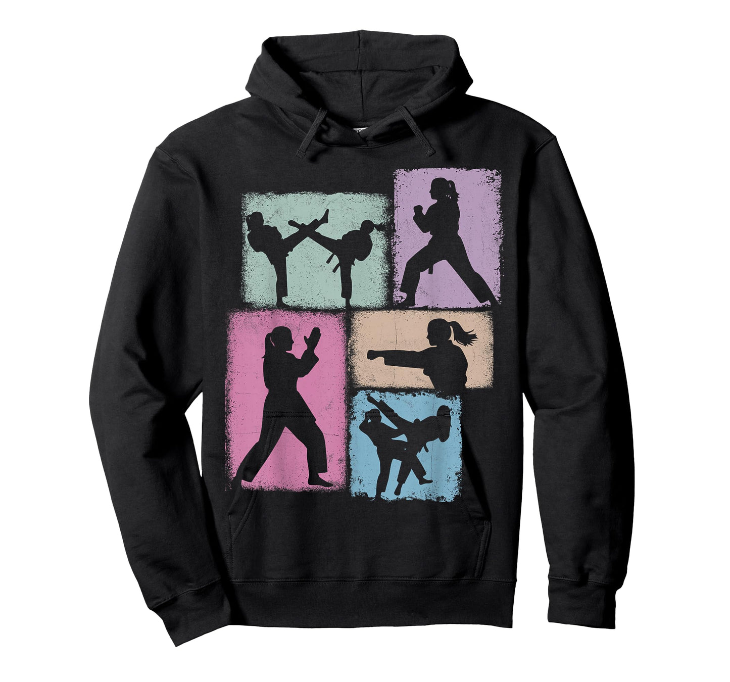 Taekwondo Practitioner Collage Women Kids Coach Youth Girl T-Shirt