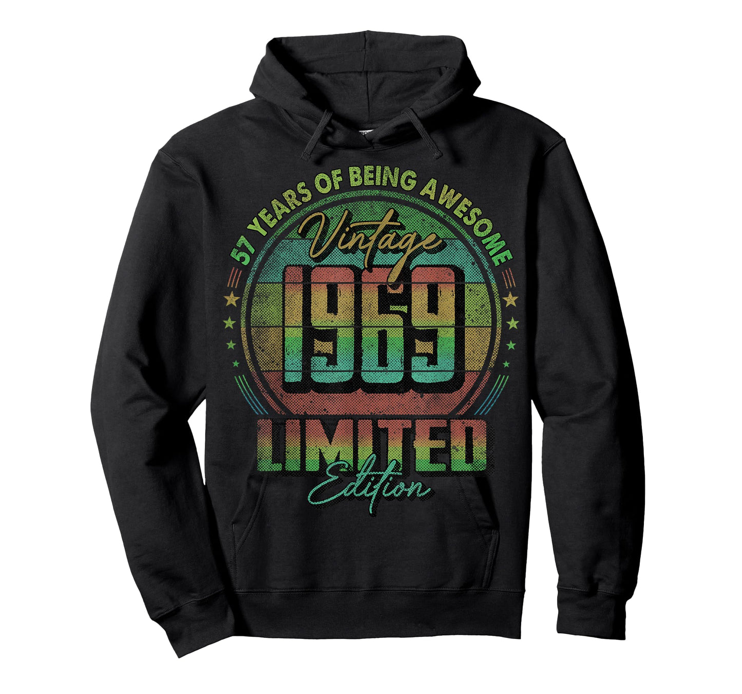 Vintage 1969 Limited Edition Shirt 57 Year Old 57th Birthday T-Shirt