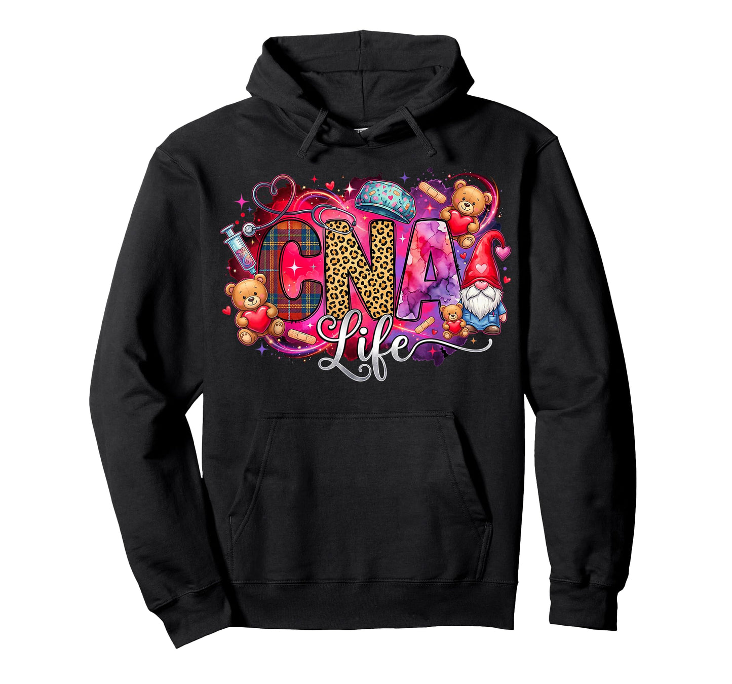 Hearts Certified Nursing Assistant Nurse CNA Valentines T-Shirt
