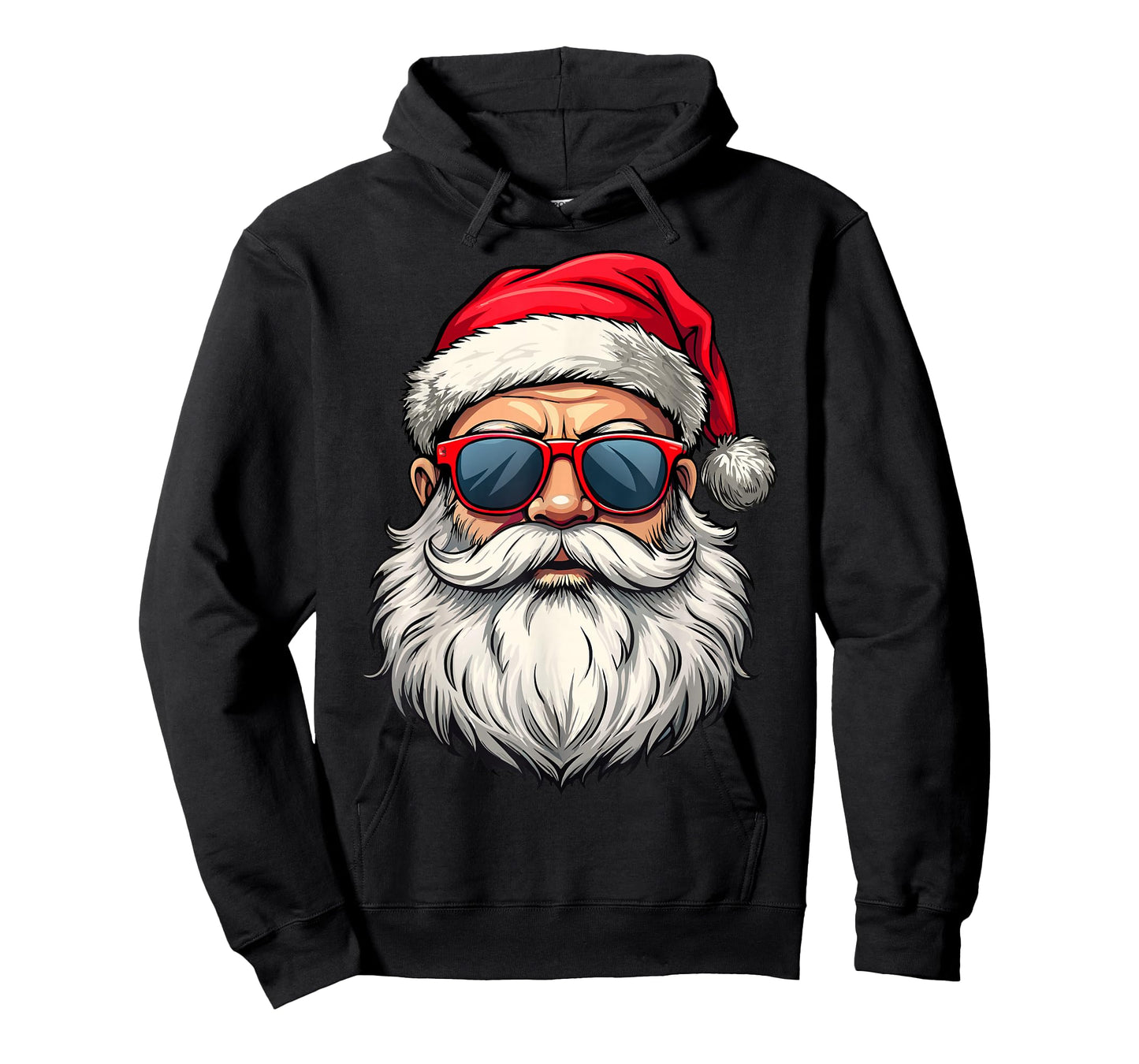 Cool Santa Claus Face Retro Sunglasses Christmas Men Boys T-Shirt