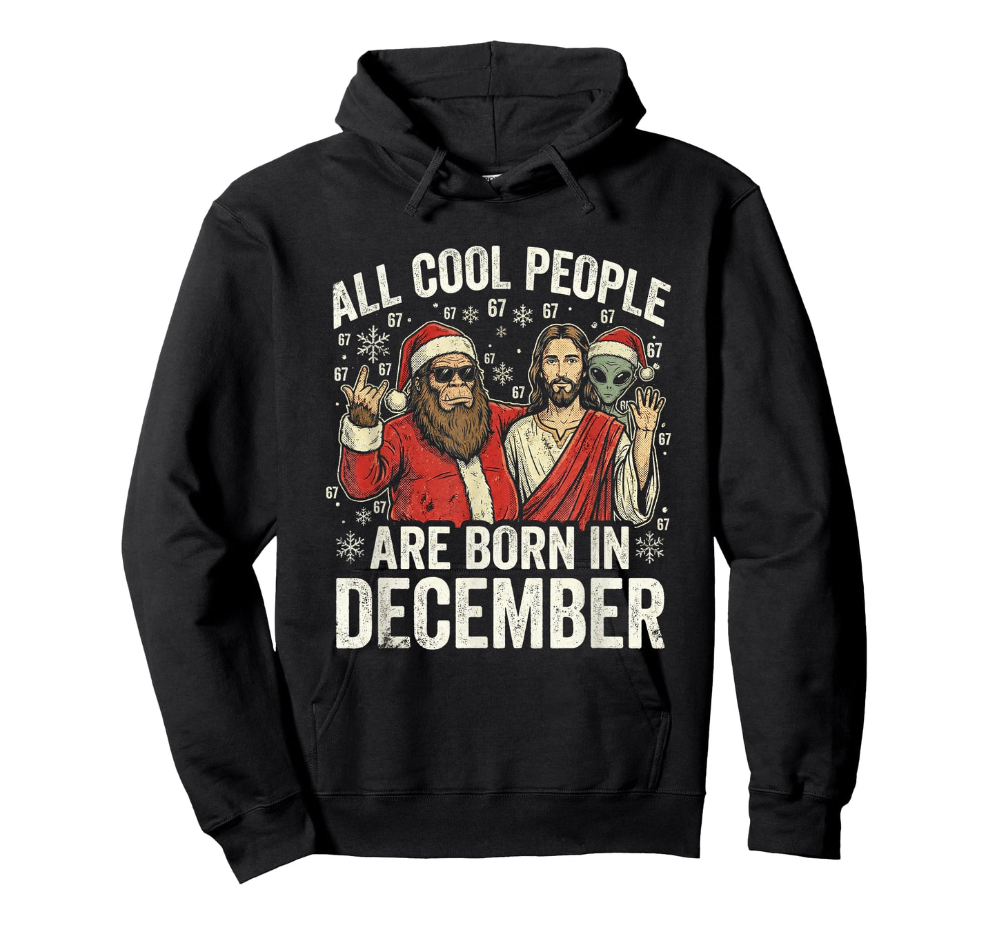 Christmas Birthday Humor Funny Jesus Born in December T-Shirt