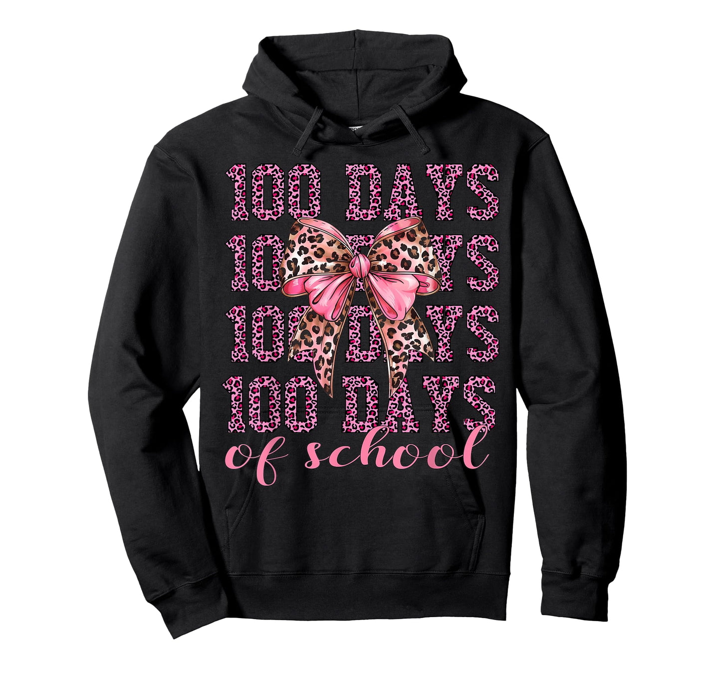 I Survived 100 Days of School 100th Day of School Leopard T-Shirt