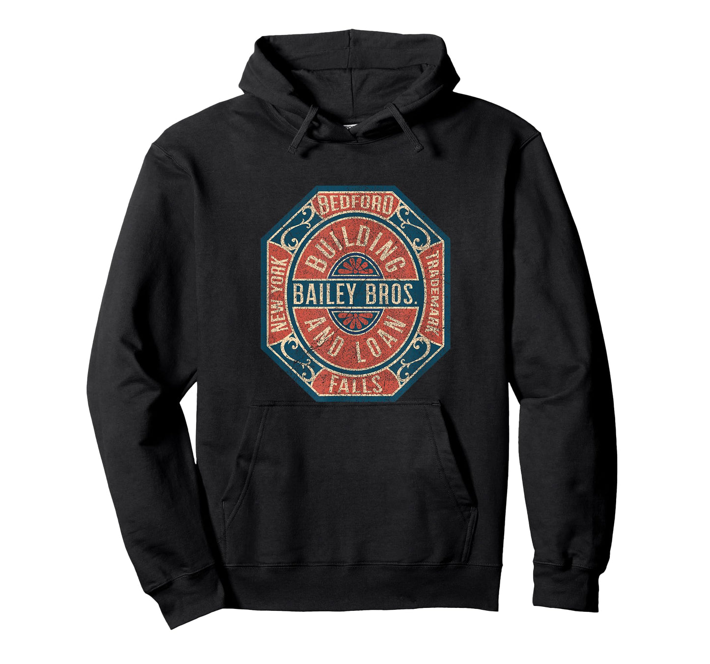 Bailey Bros Building & Loan Retro Design, Vintage Holiday T-Shirt