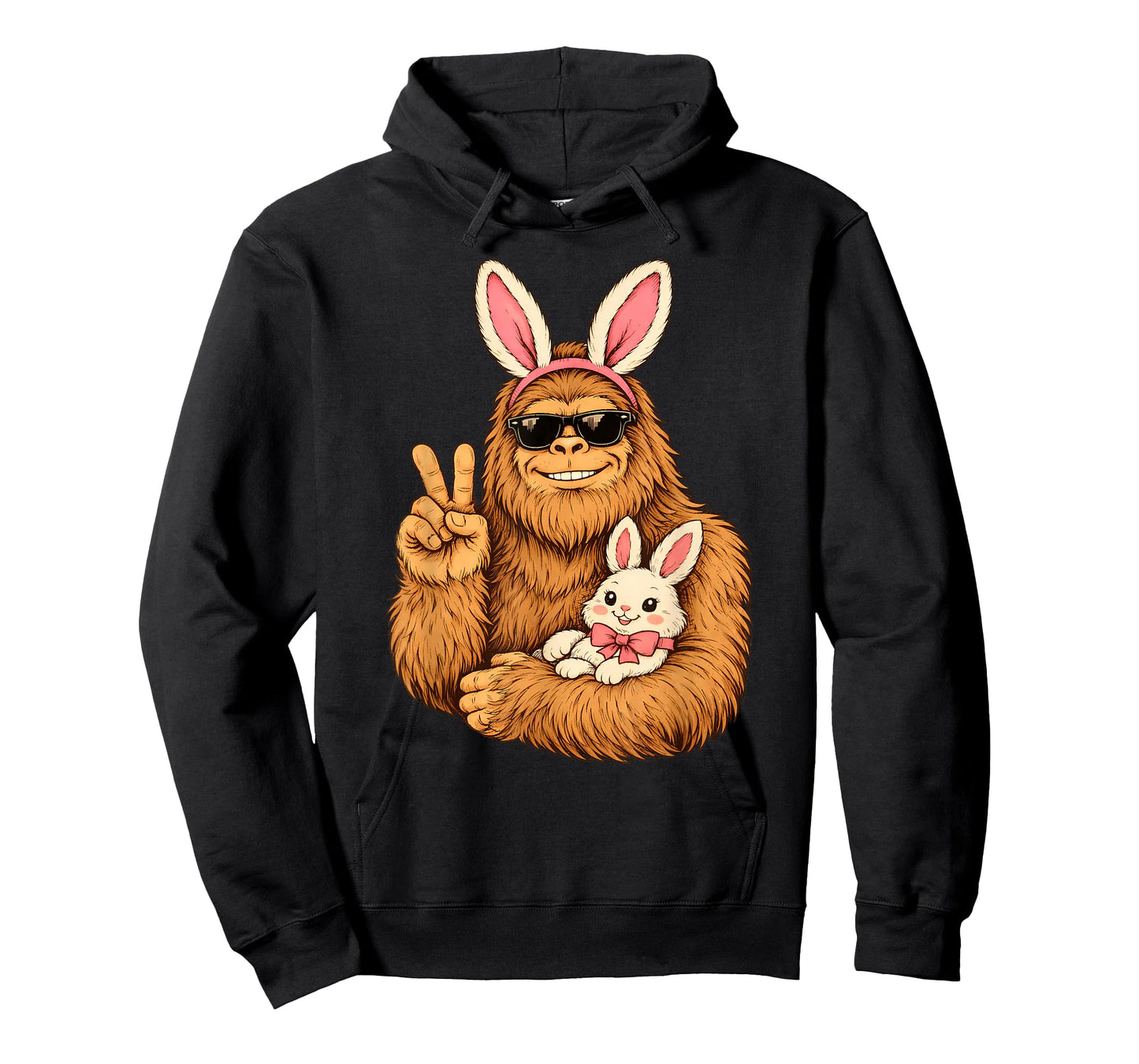 Mens Easter Funny Sasquatch Bunny Easter for Mens Boy Women T-Shirt
