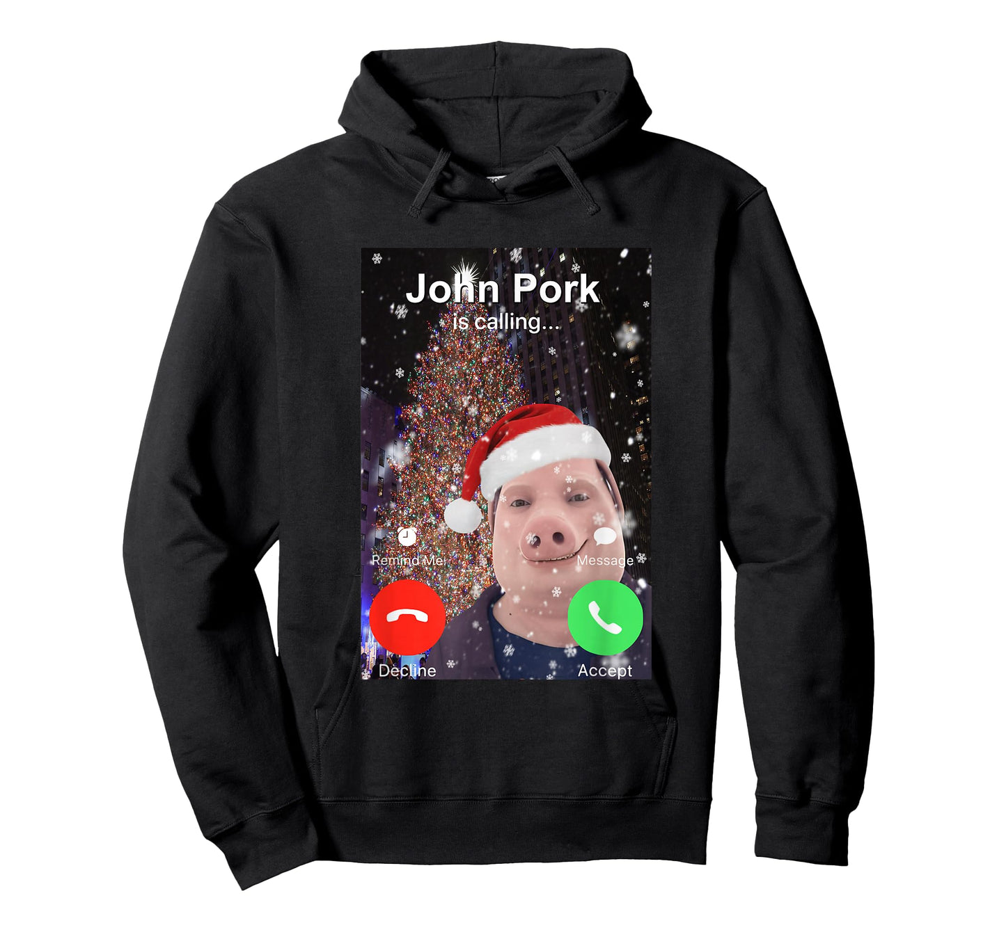 John Pork is Calling Funny Christmas Dih Brainrot Meme T-Shirt