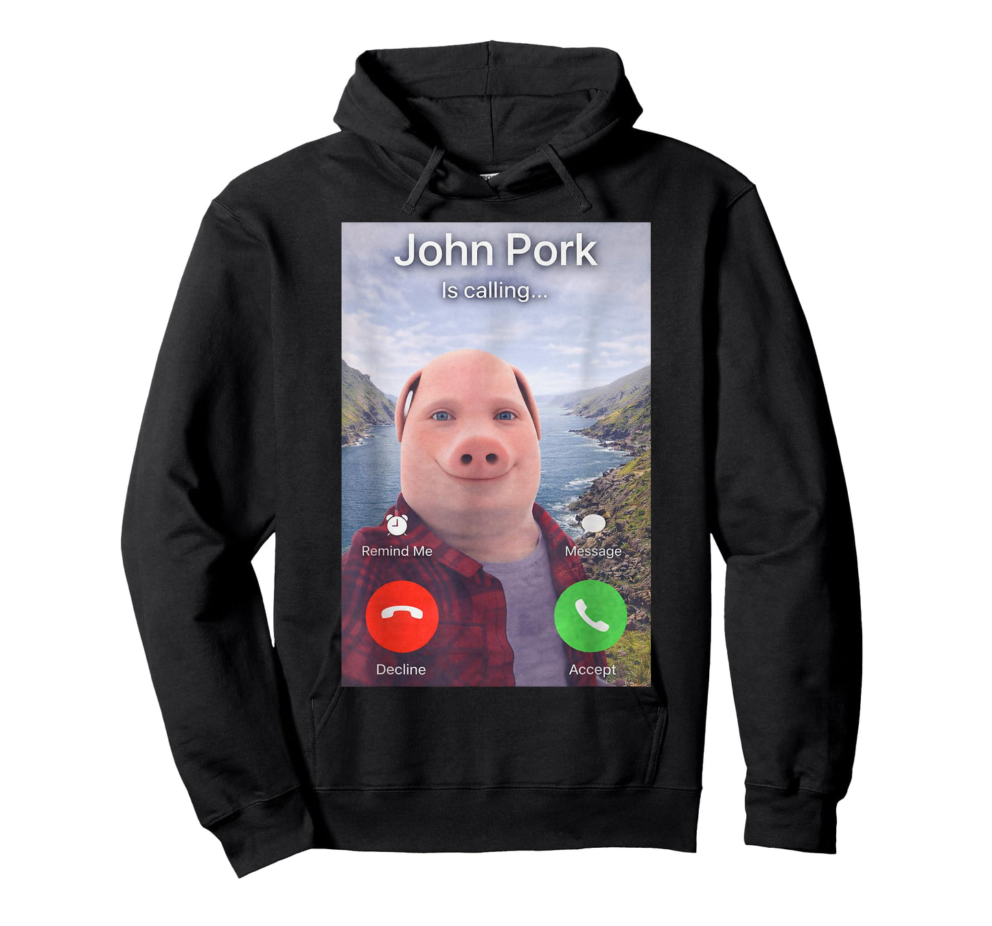John Pork is Calling Meme Funny Gen Z Brainrot Trending Gag T-Shirt