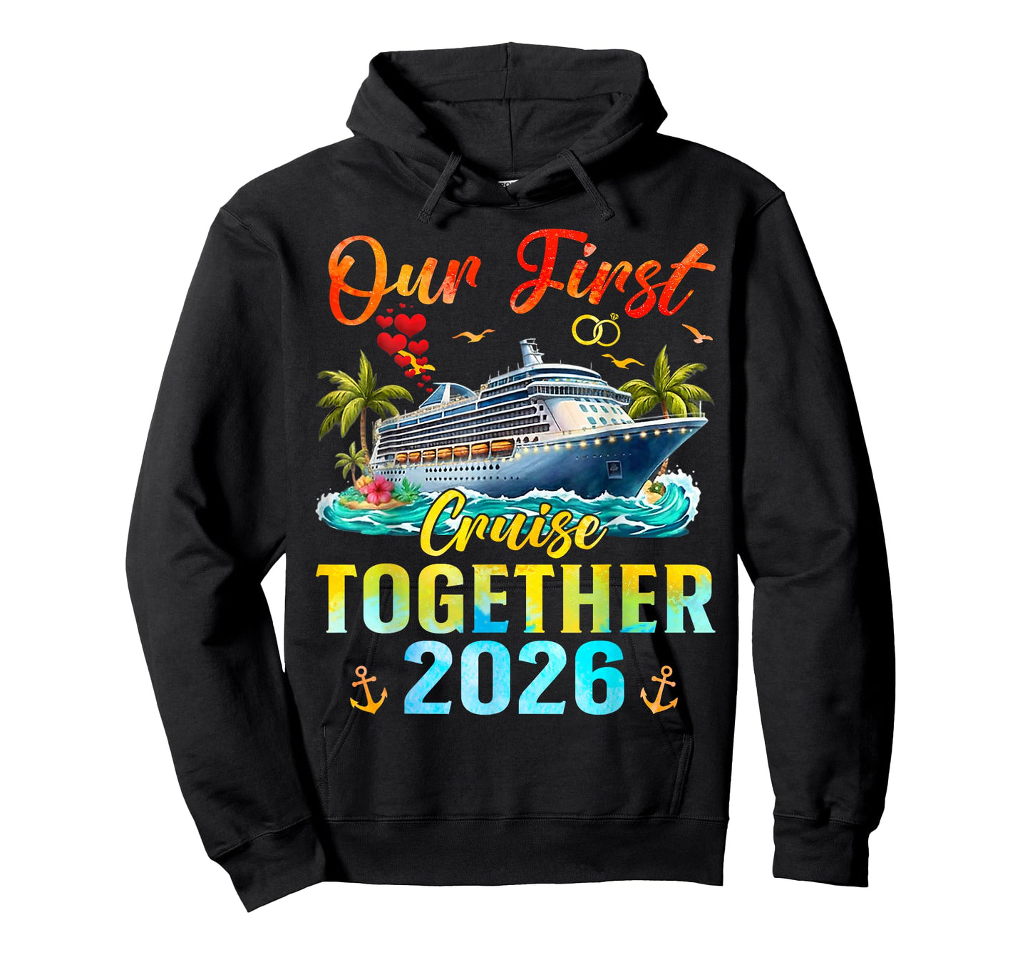 Our First Cruise 2026 Together Family Matching Couples T-Shirt