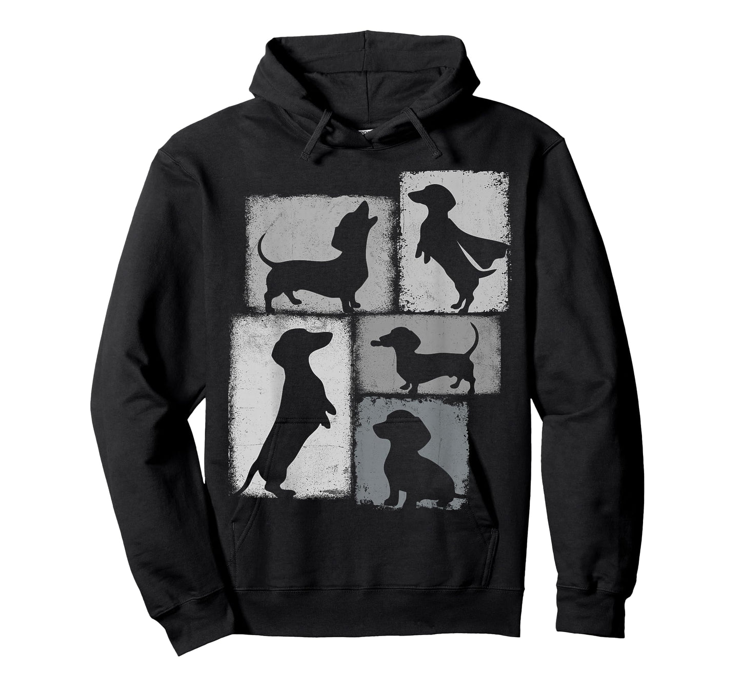 Weenie Vintage Collage Dachshund Dad Mom God Lover T-Shirt