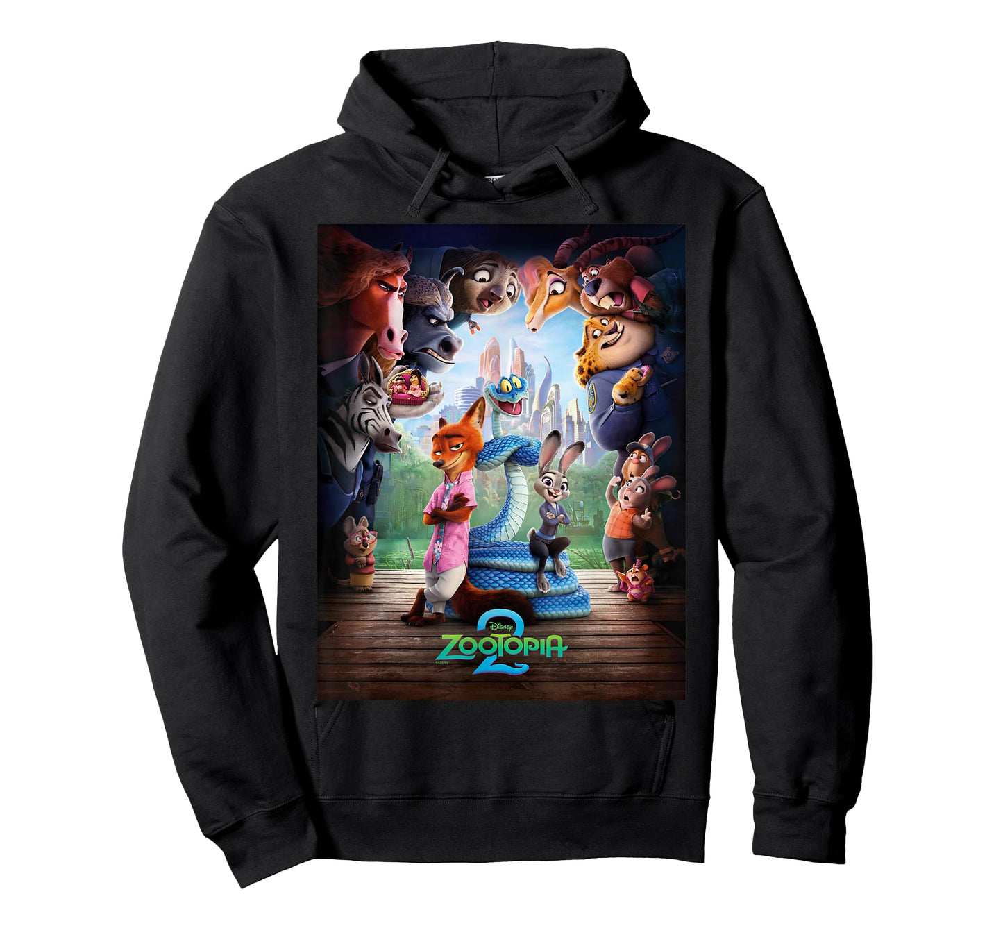 Disney Zootopia 2 Nick Judy & Gary Surrounded Poster Art T-Shirt