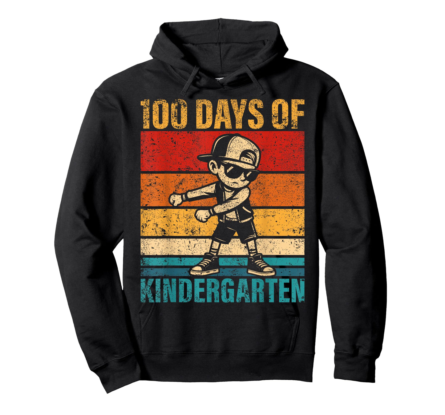 Kindergarten Flossing Boy 100 Days of Kindergarten Student T-Shirt