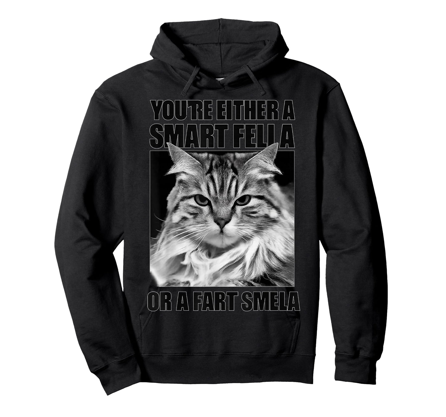 You're Either A Smart Fella Or A Fart Smella for Cats Lovers T-Shirt