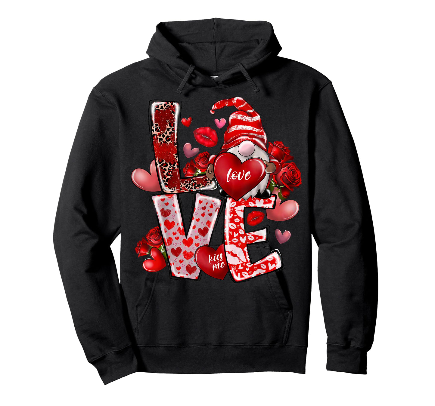 Happy Valentine Gnome Heart Valentine's Day Couple Matching T-Shirt