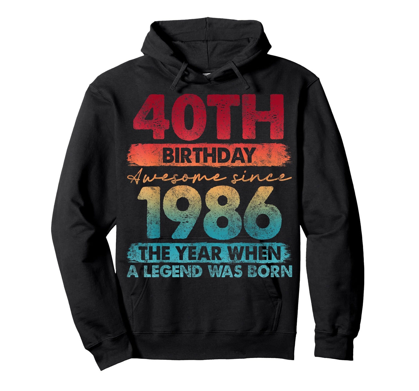 40 Year Old Gifts Vintage 1986 Limited Edition 40th Birthday T-Shirt
