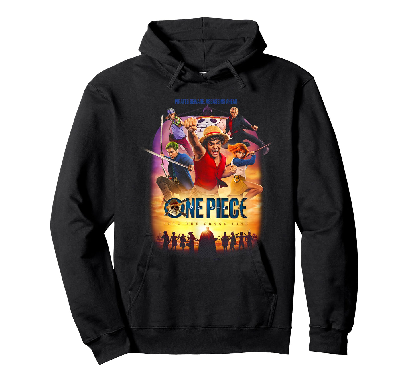 Netflix One Piece Pirates Beware Officially Licensed T-Shirt
