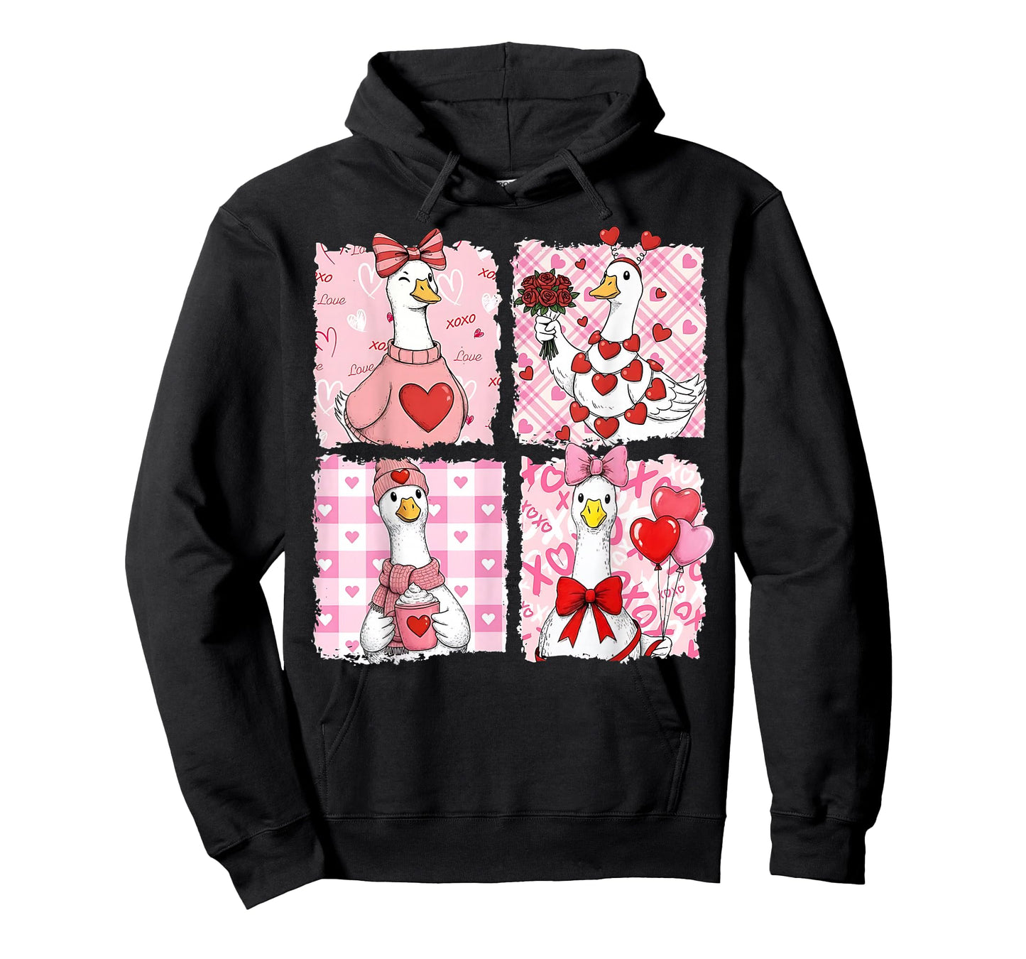 Just A Lovely Goose Cute Goose Valentine's Day T-Shirt
