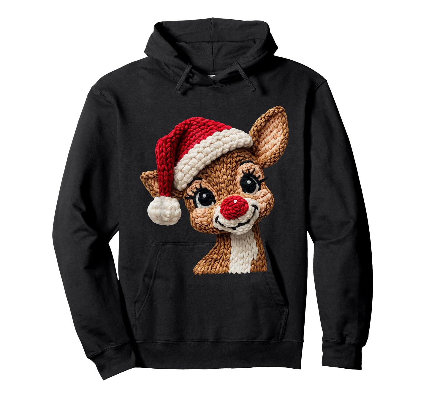 Christmas Reindeer Crochet Cute Merry Christmas Reindeers T-Shirt
