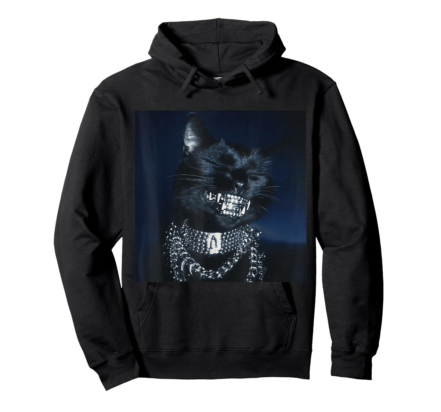Cat Grillz Funny Kitten Meme Cat Smiling Brain Rot T-Shirt