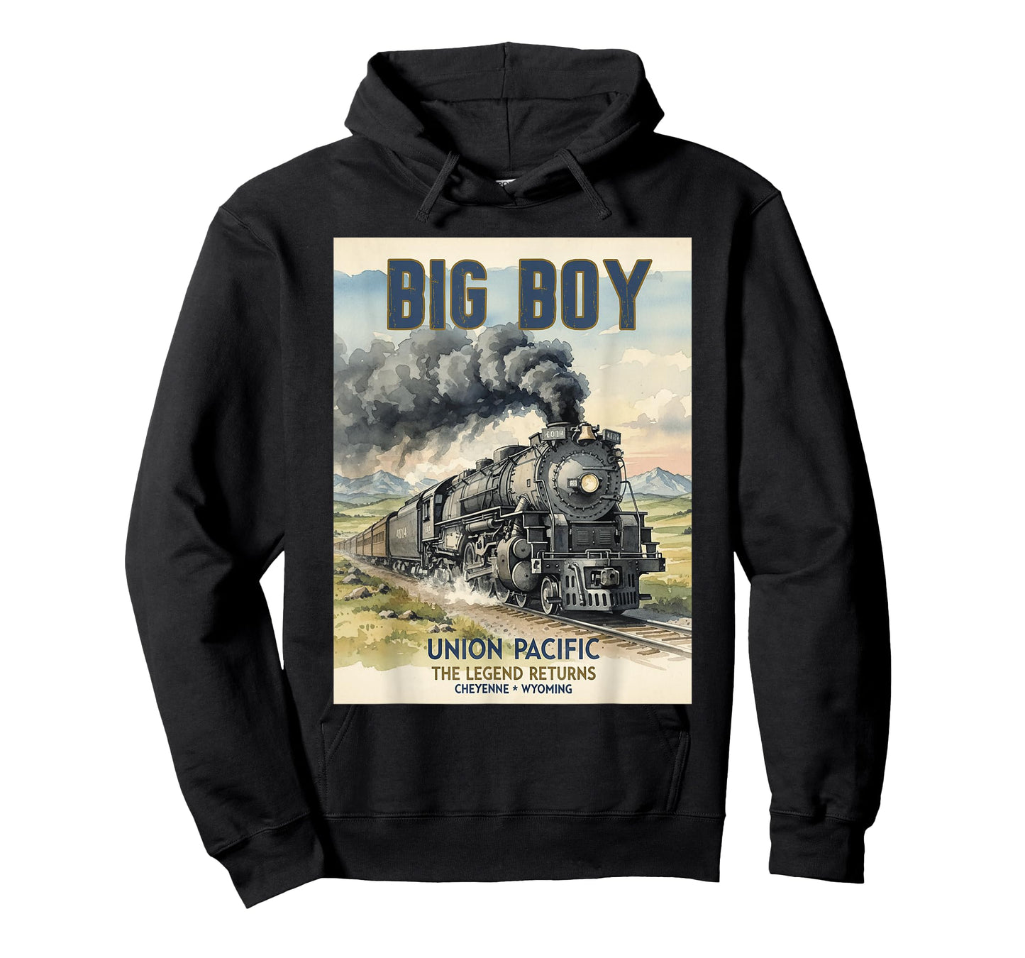 Big Boys Union Pacific Legend Comes Back Cheyenne Train T-Shirt