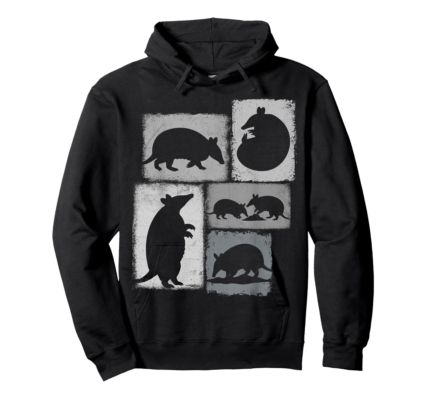 Armadillo Vintage Collage Wildlife Lover T-Shirt