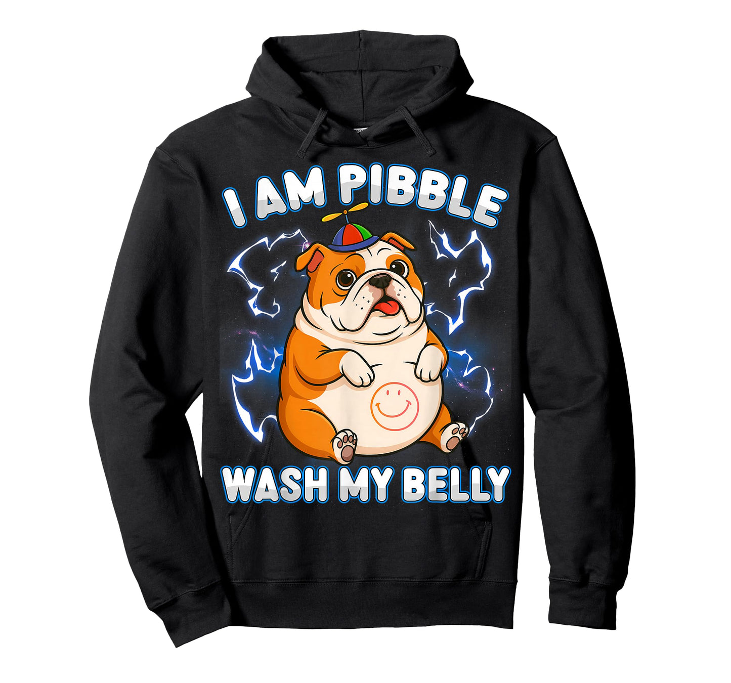I Am Pibble Dog Puppy Wash Clean My Belly Funny Meme T-Shirt