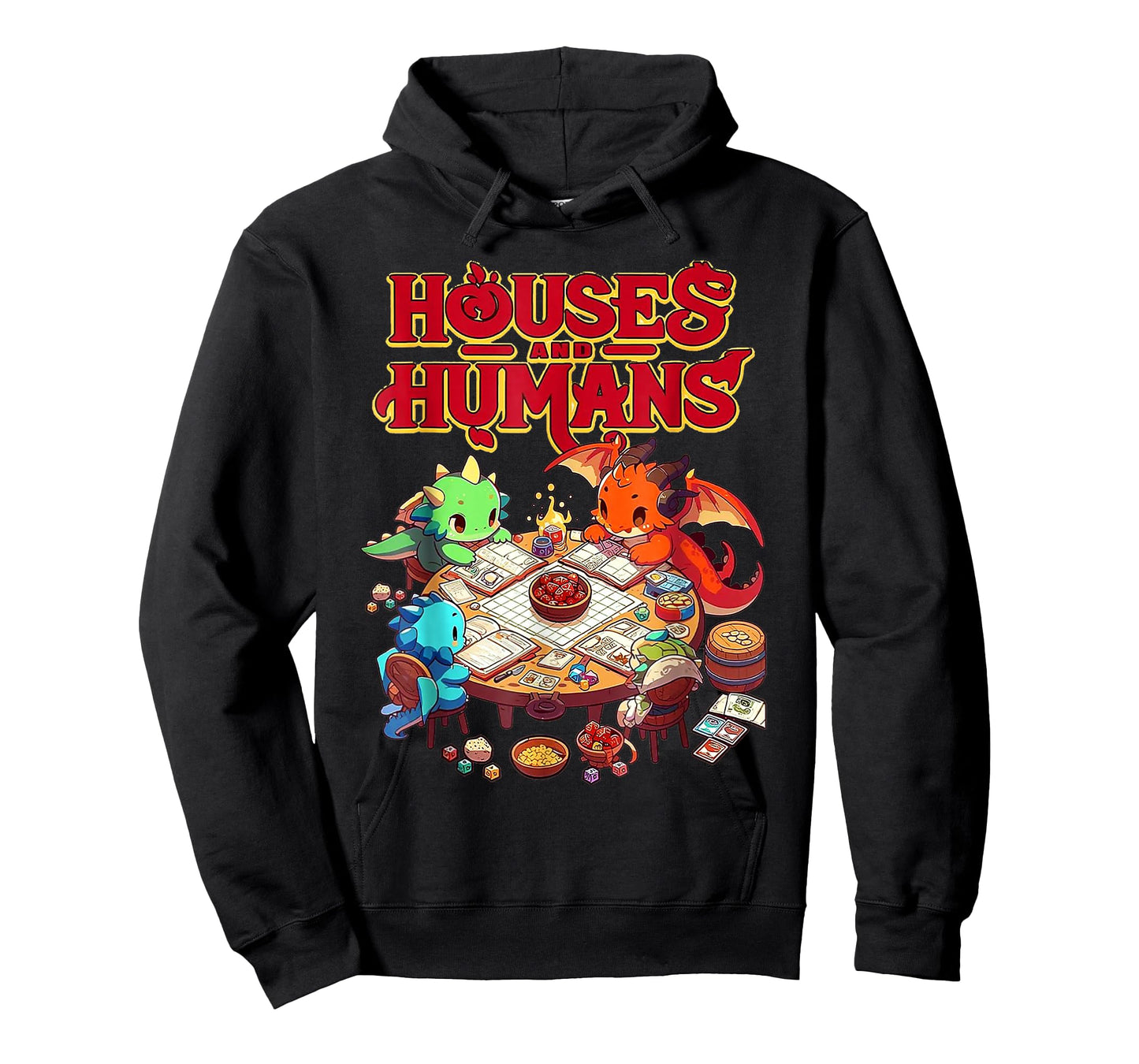 Cute Gaming Houses Humans RPG Parody Gamer Men Boys Kids T-Shirt