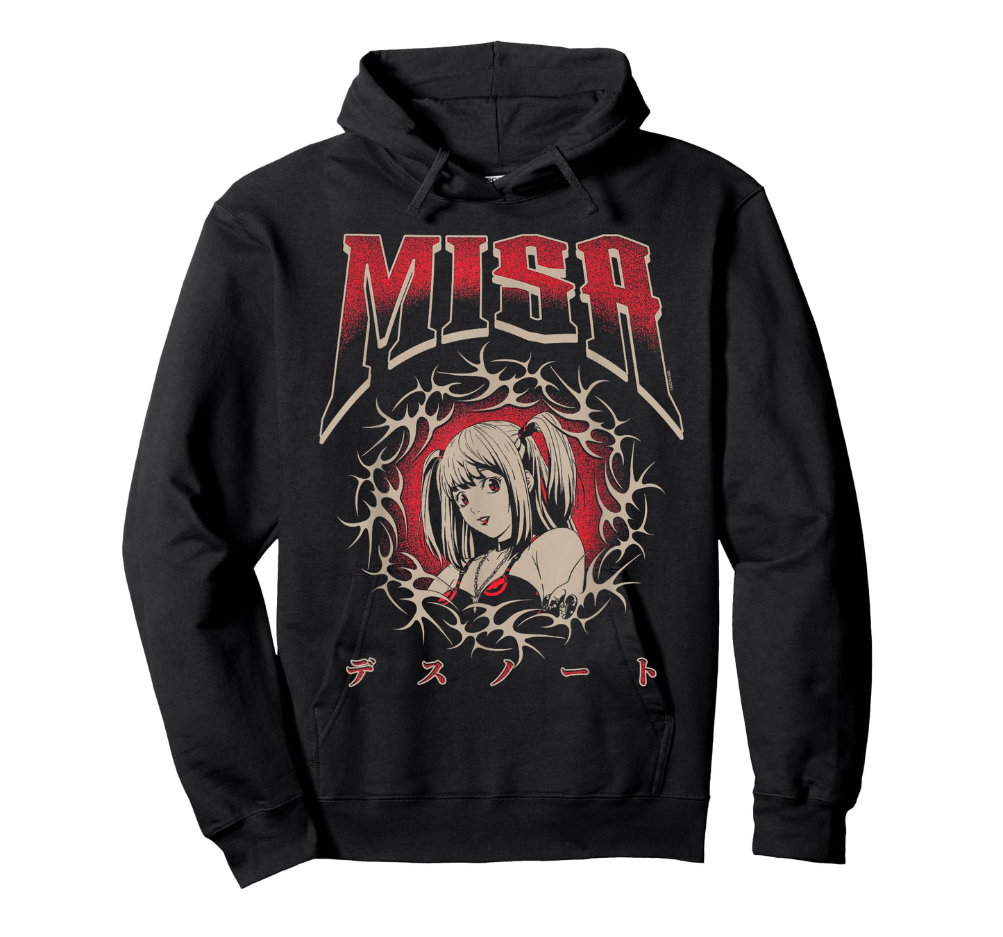Death Note Misa NuMetal Y2K Cybersigil Portrait Anime T-Shirt