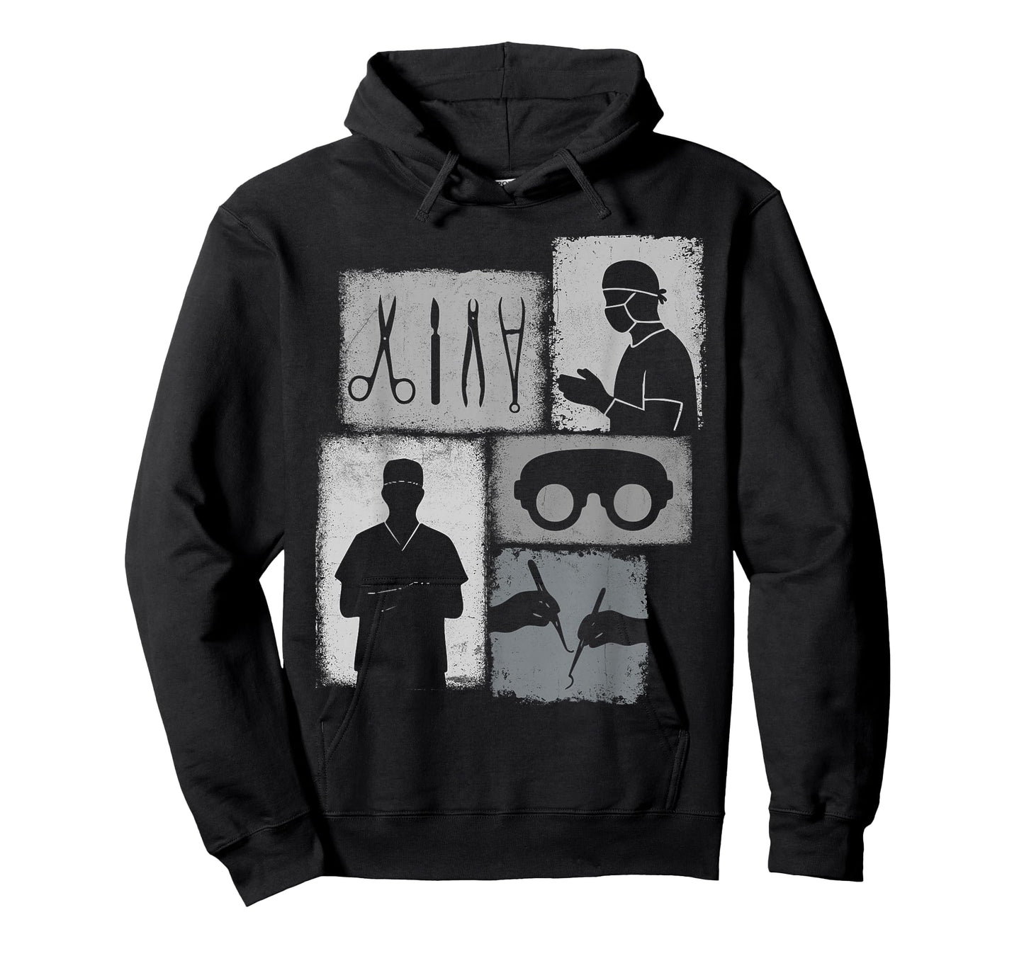 Surgeon Vintage Collage Surgical Men Doctor T-Shirt