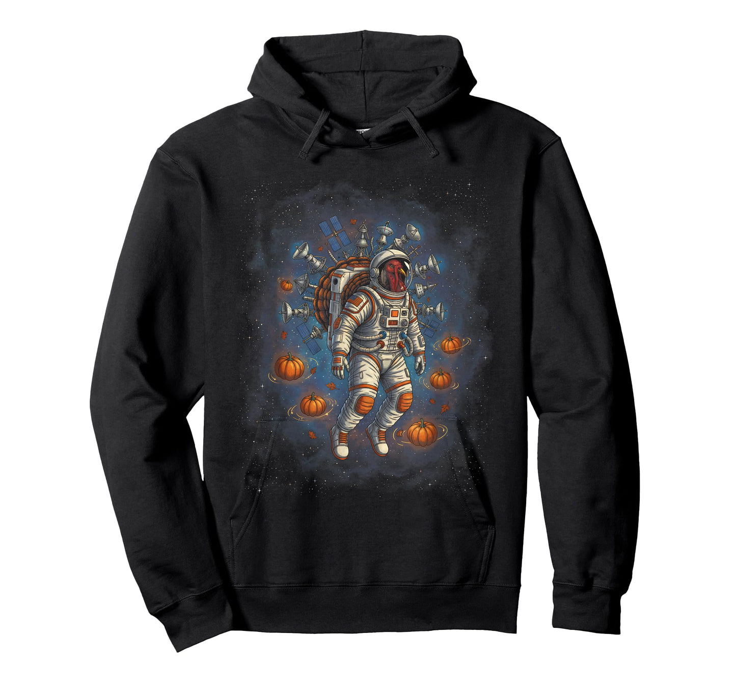 Turkey Thanksgiving Space Galaxy Astronomy Science Lovers T-Shirt