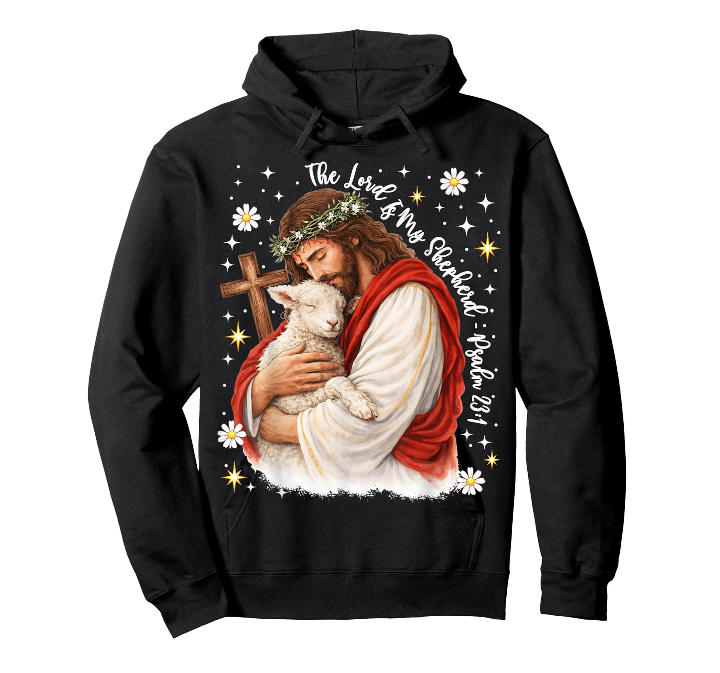 The Lord is My Shepherd Jesus Christian Easter Day Men Women T-Shirt