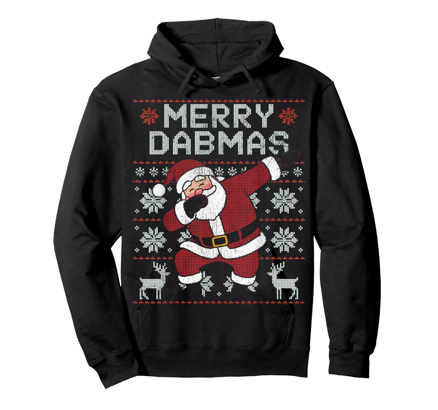 Merry Dabmas Xmas Funny Santa Dabbing Ugly Christmas Sweater T-Shirt
