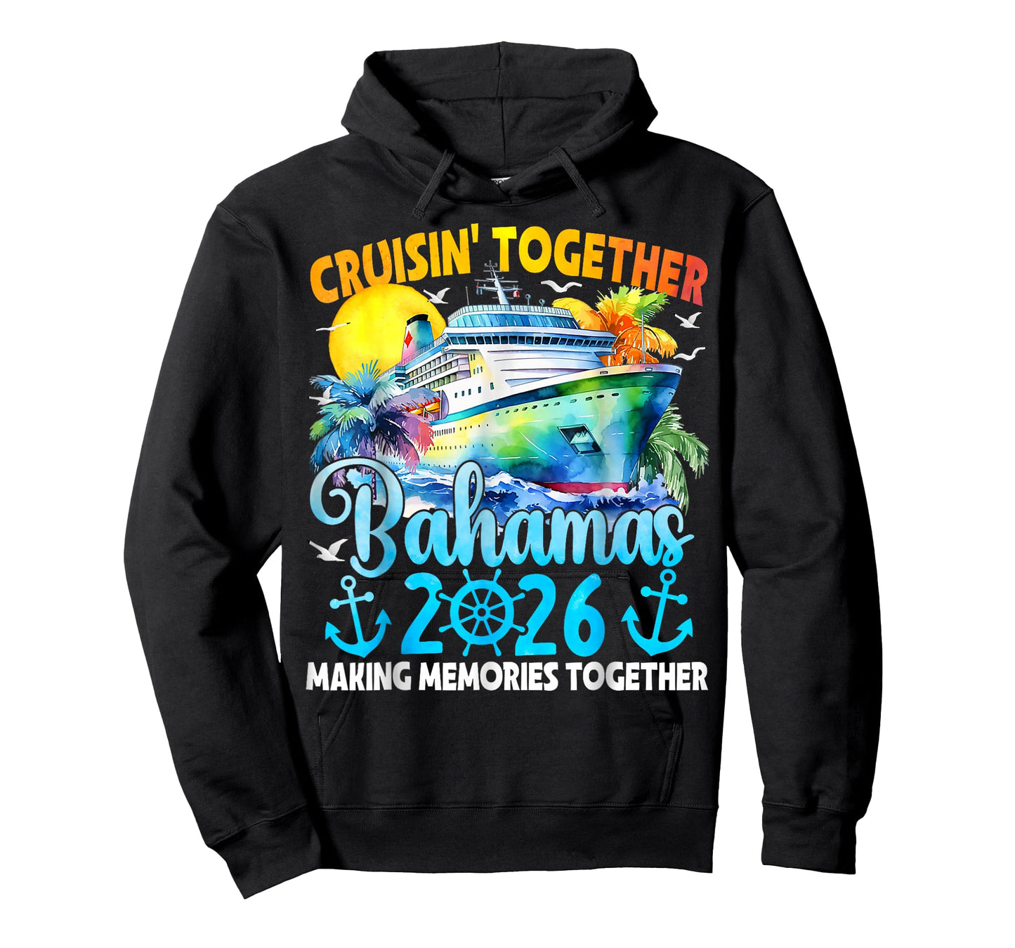 Cruisin Together Bahamas 2026 Family Cruise Vacation T-Shirt