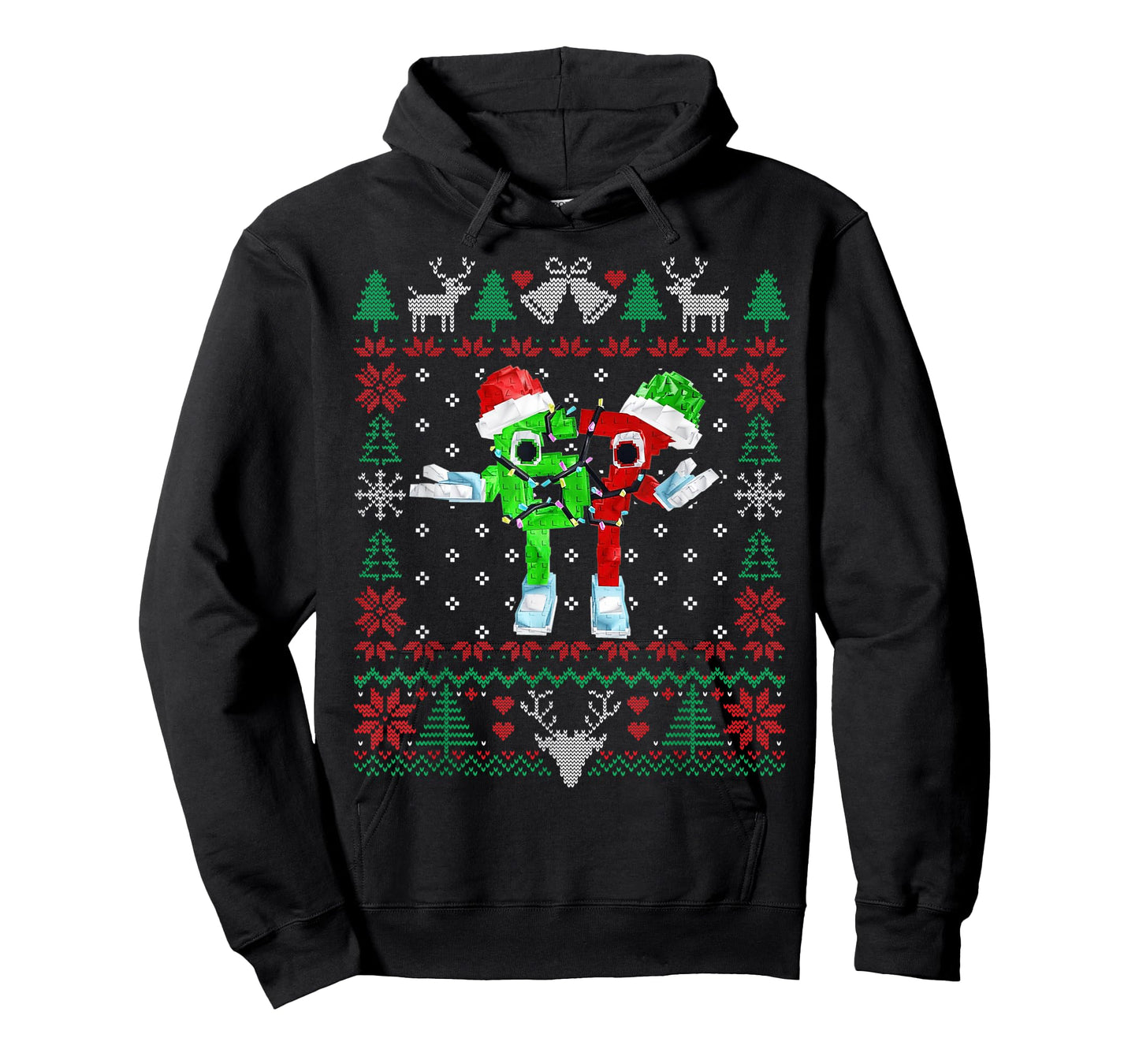 Funny Festive 67 Six Seven Brainrot Ugly Xmas Sweater T-Shirt