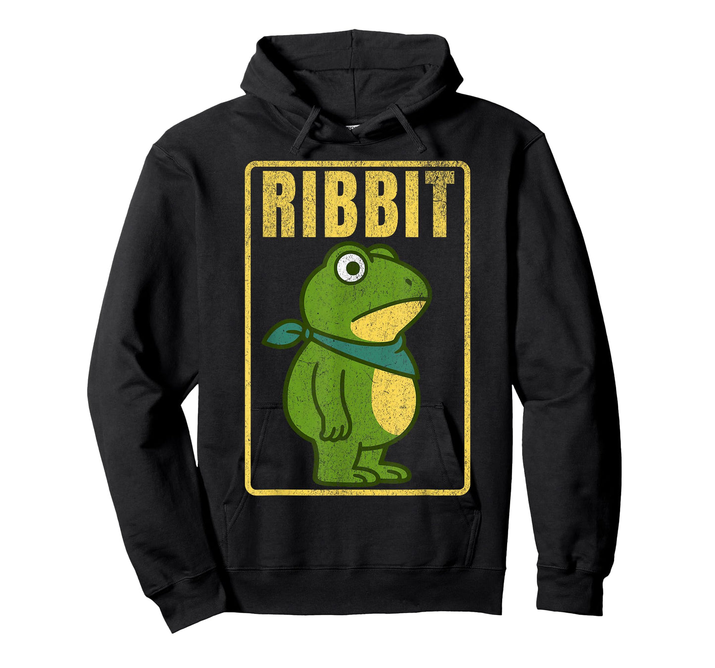 Portland Frog Protest Ribbit Distressed Vintage Graphic Tee T-Shirt