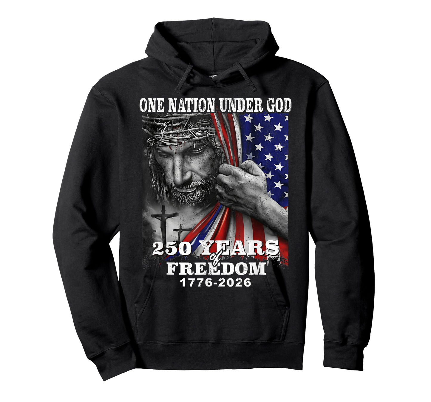 One Nation Under God 250 Years of Freedom T-Shirt