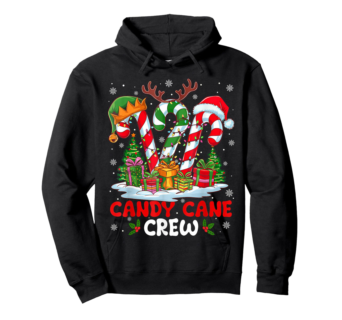 Candy Cane Crew Christmas Xmas Love Candy Boys Girls Kids T-Shirt
