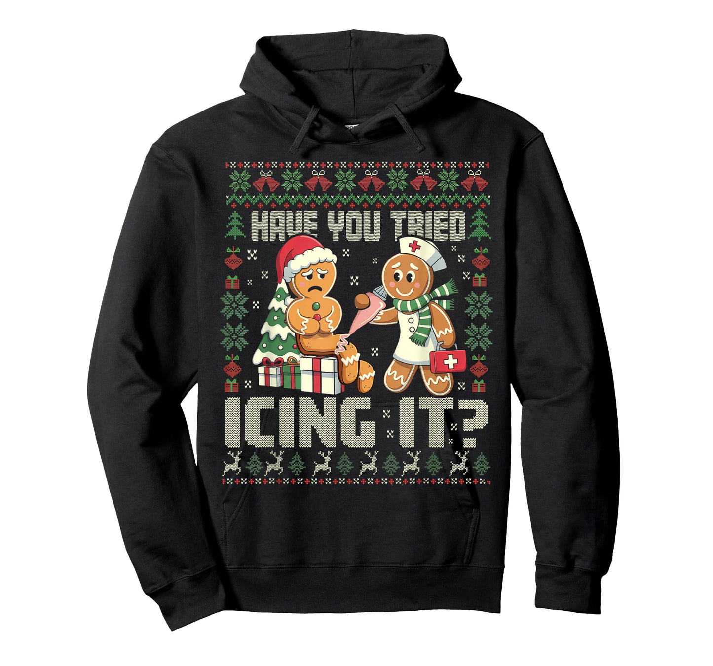 Have You Tried Icing It Gingerbread Humor Xmas T-Shirt