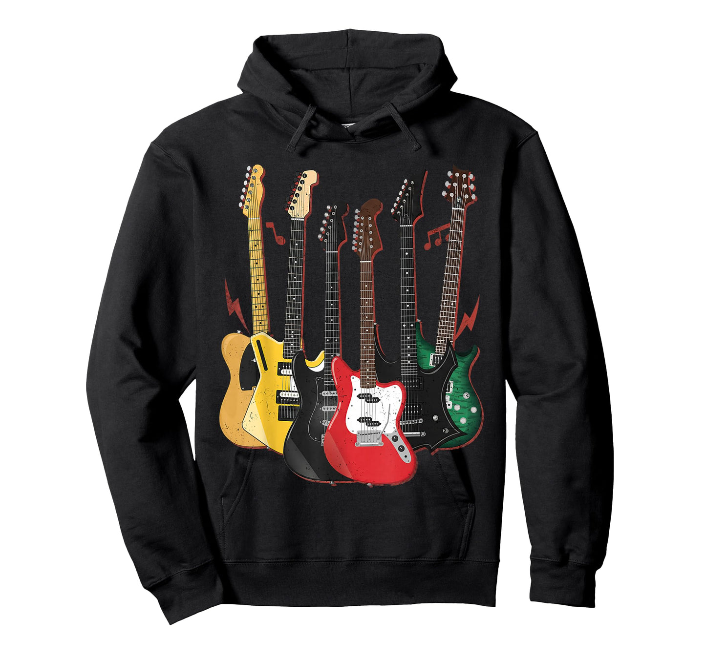 Rock Guitars Musician Men Women Kids Funny Guitar T-Shirt